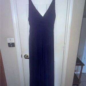 Chic Deep Blue Maxi Dress